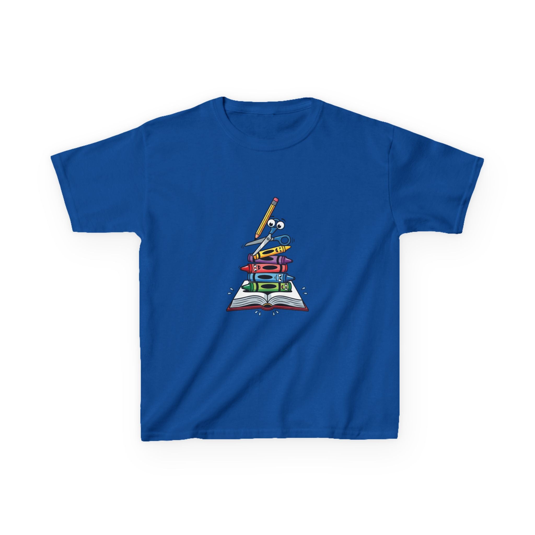 Back to School Kids Tee - Art Supplies Fun Design | 2026