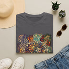 Unisex T-Shirt - Retro Psychedelic Theater Comedy Mask | Abstract Art