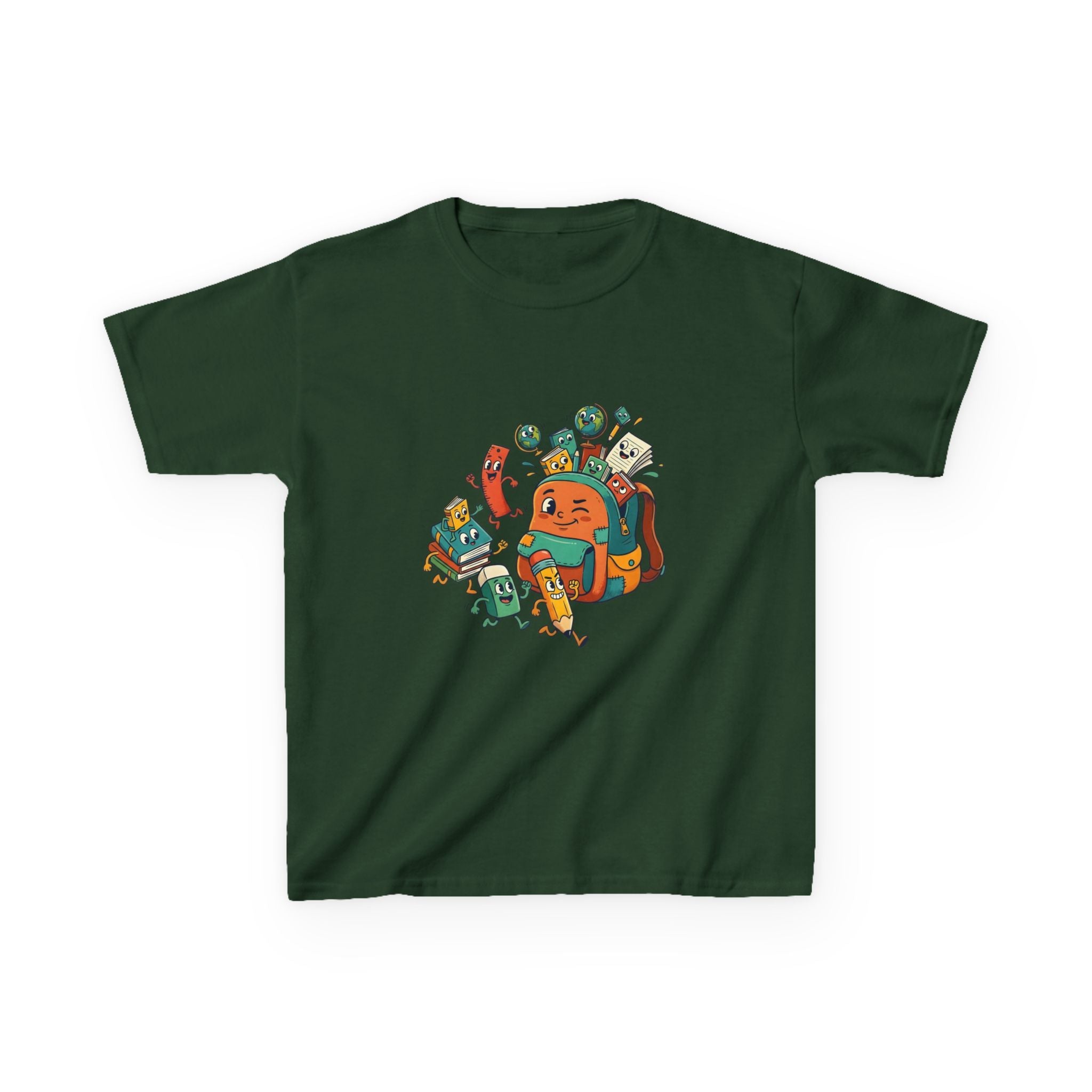 Kids T-Shirt - Cartoon School Supplies | Back to School