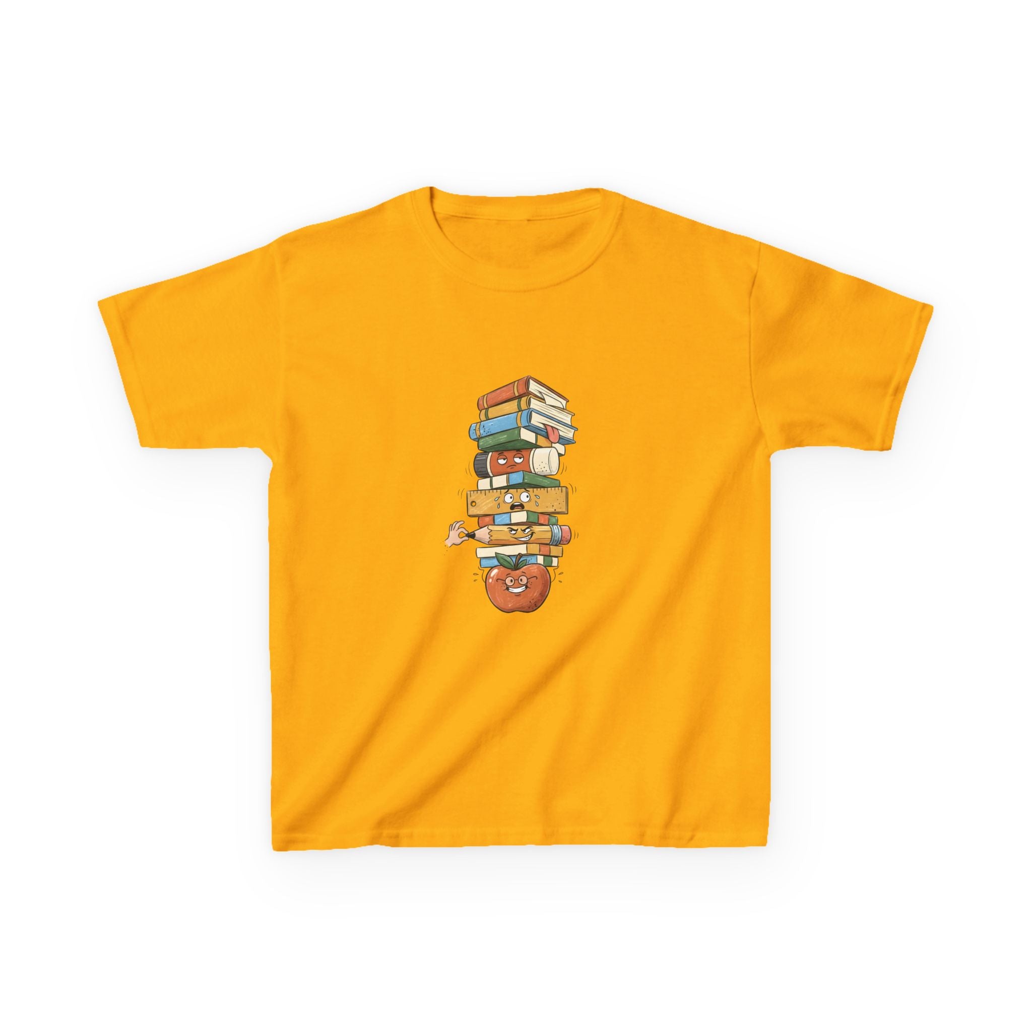 Kids T-Shirt - Funny School Supplies Cartoon | Back to School