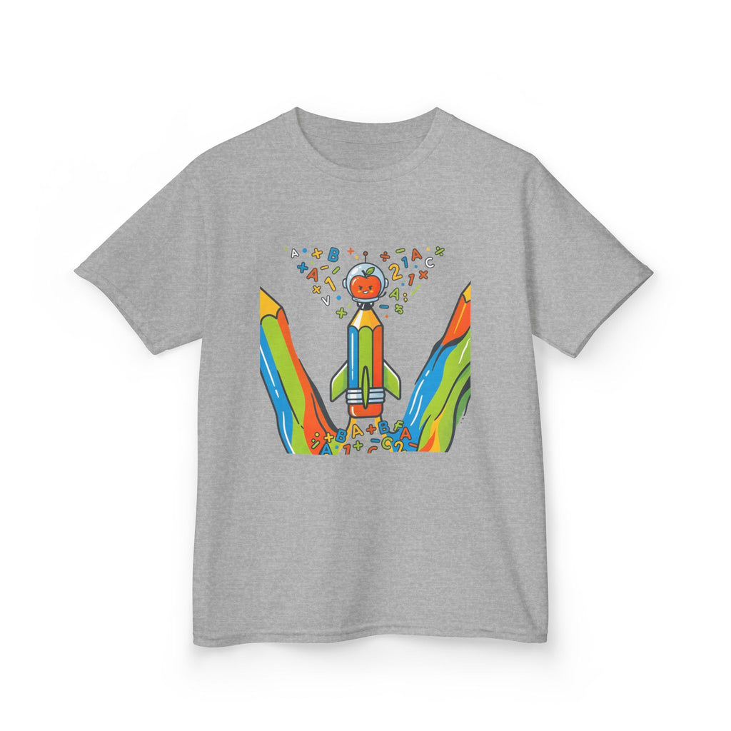 Kids Education Tee - Playful ABC & Math Learning Graphic