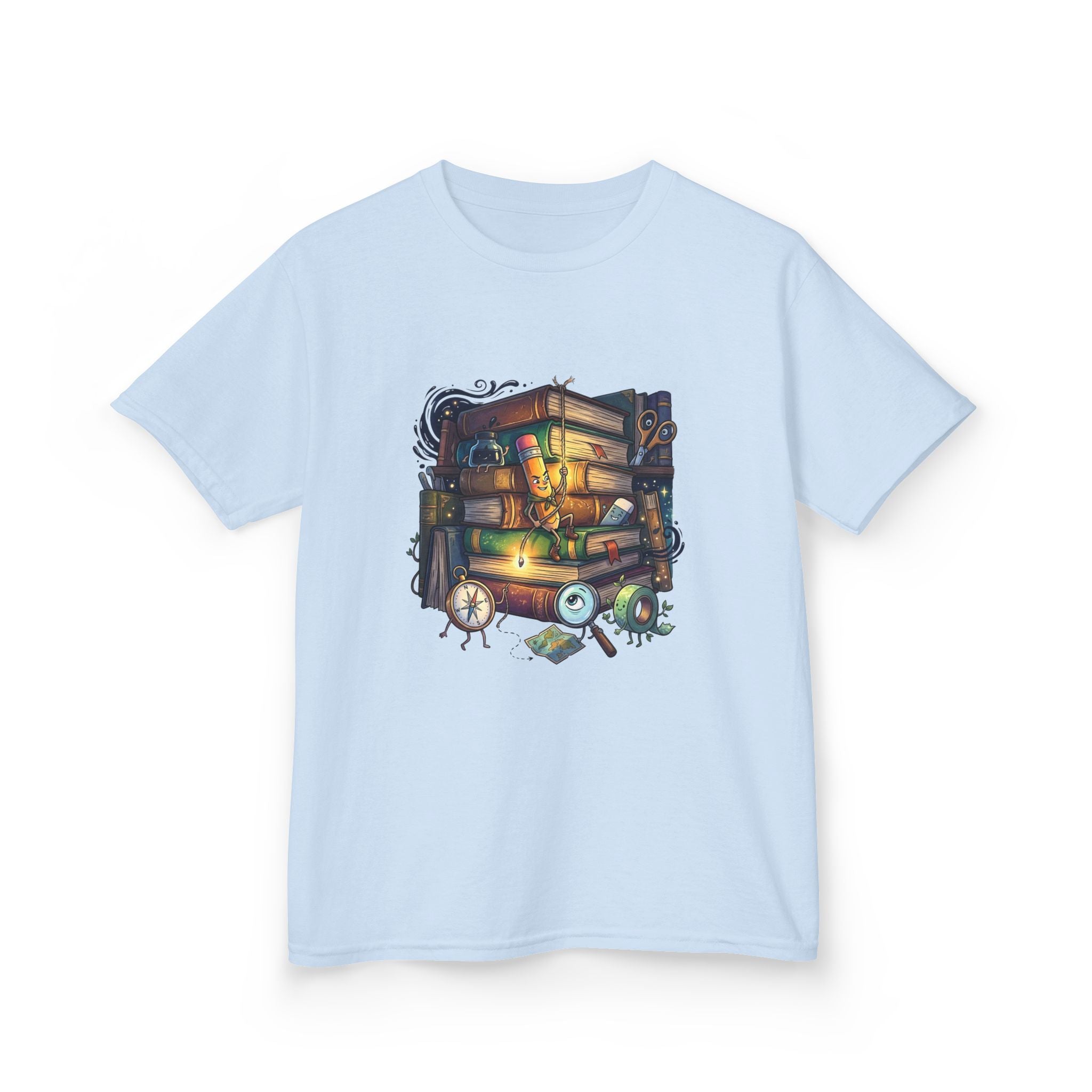 Kids Tee - Learning Adventure Books | Whimsical Storybook Gift