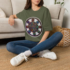 Unisex Steampunk T-Shirt - Ornate Mystical Mandala & Gears