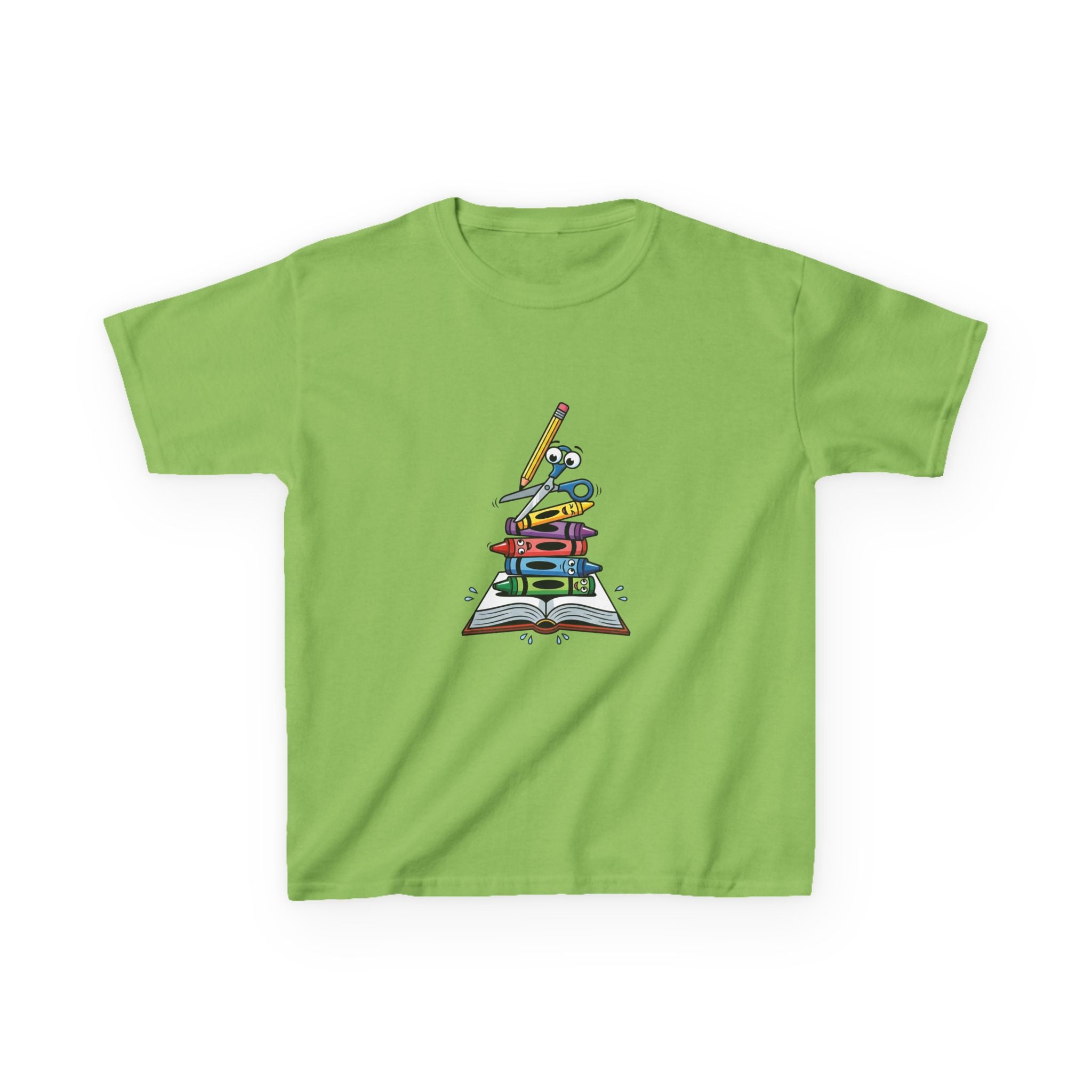 Back to School Kids Tee - Art Supplies Fun Design | 2026