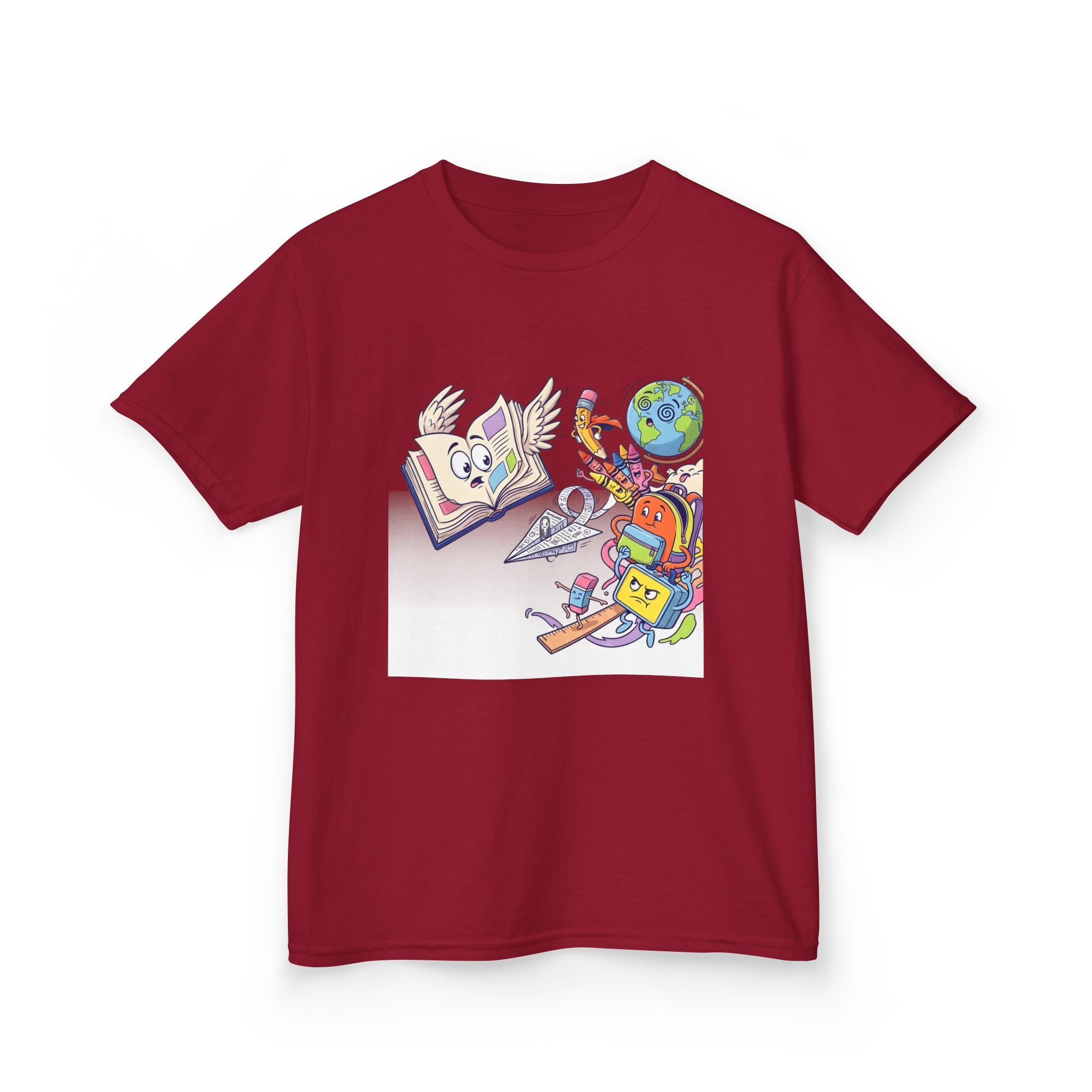 Kids Tee - Cute HOMEWORK Whimsical School Supplies | Back to School