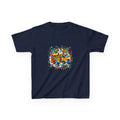 Kids Back to School Tee - Colorful School Bus & Student Shirt