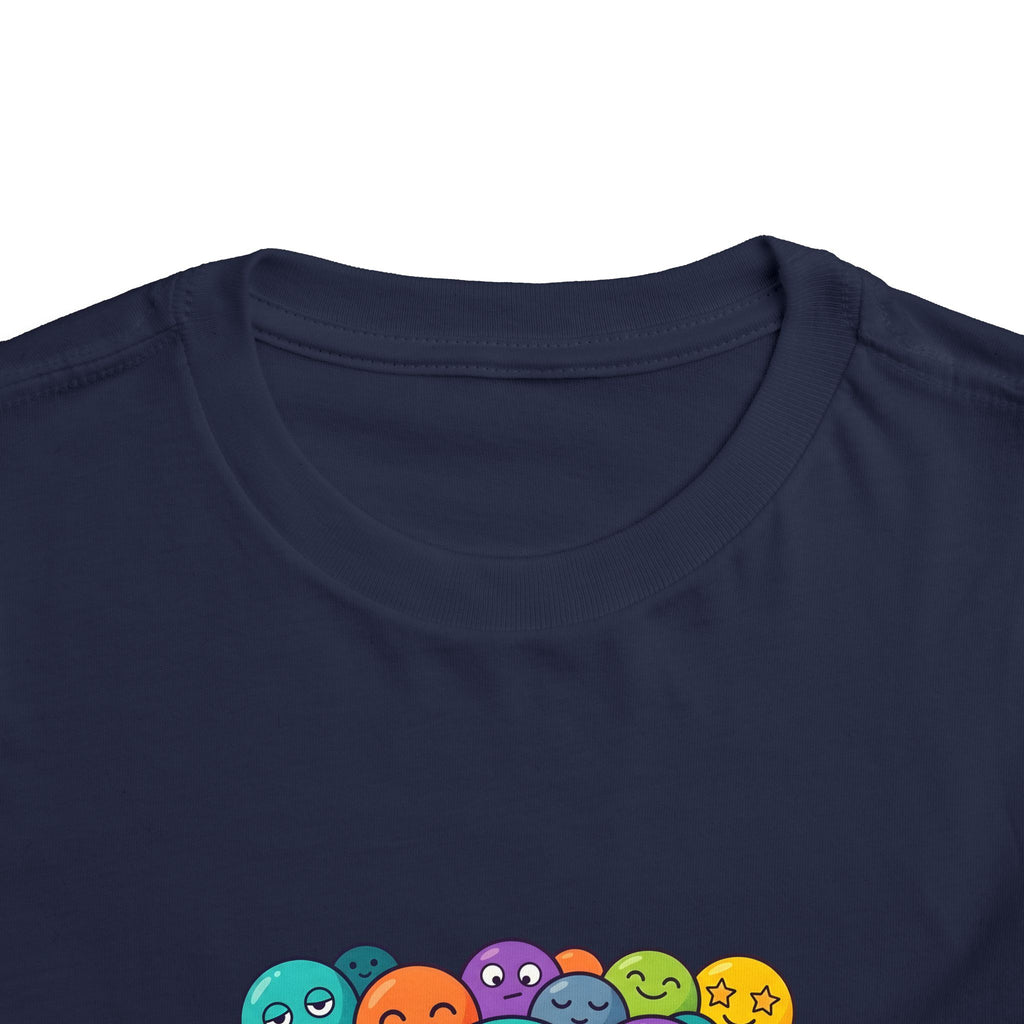 Toddler Tee - Expressive Emoji Faces | Kids Emotions & Feelings
