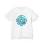 Kids Tee - Cute Earth Travel & School Cartoon Shirt | Adventure
