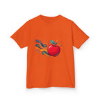 Kids Abstract Fruit Tee - Vibrant Apple Art | Creative Design