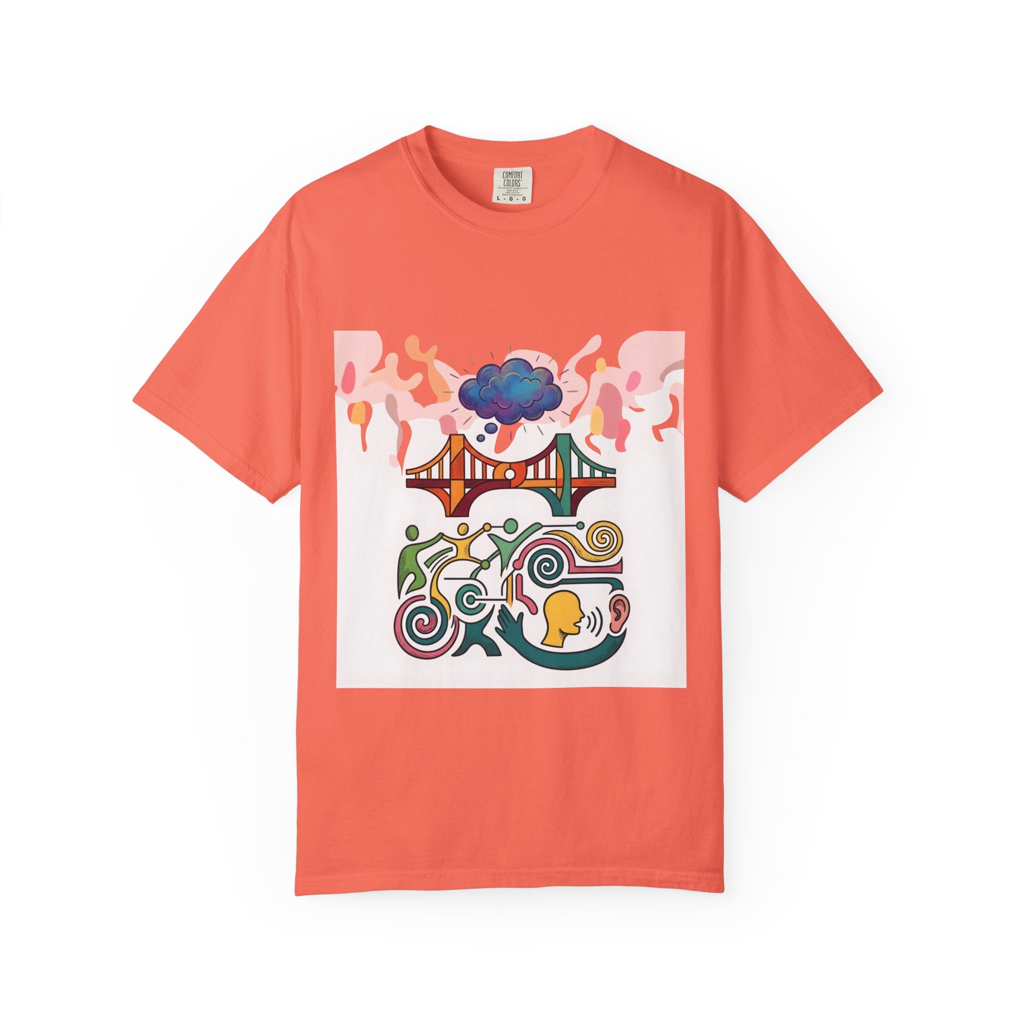 Comfort Colors T-shirt - Symbolic Connection | Abstract Communication