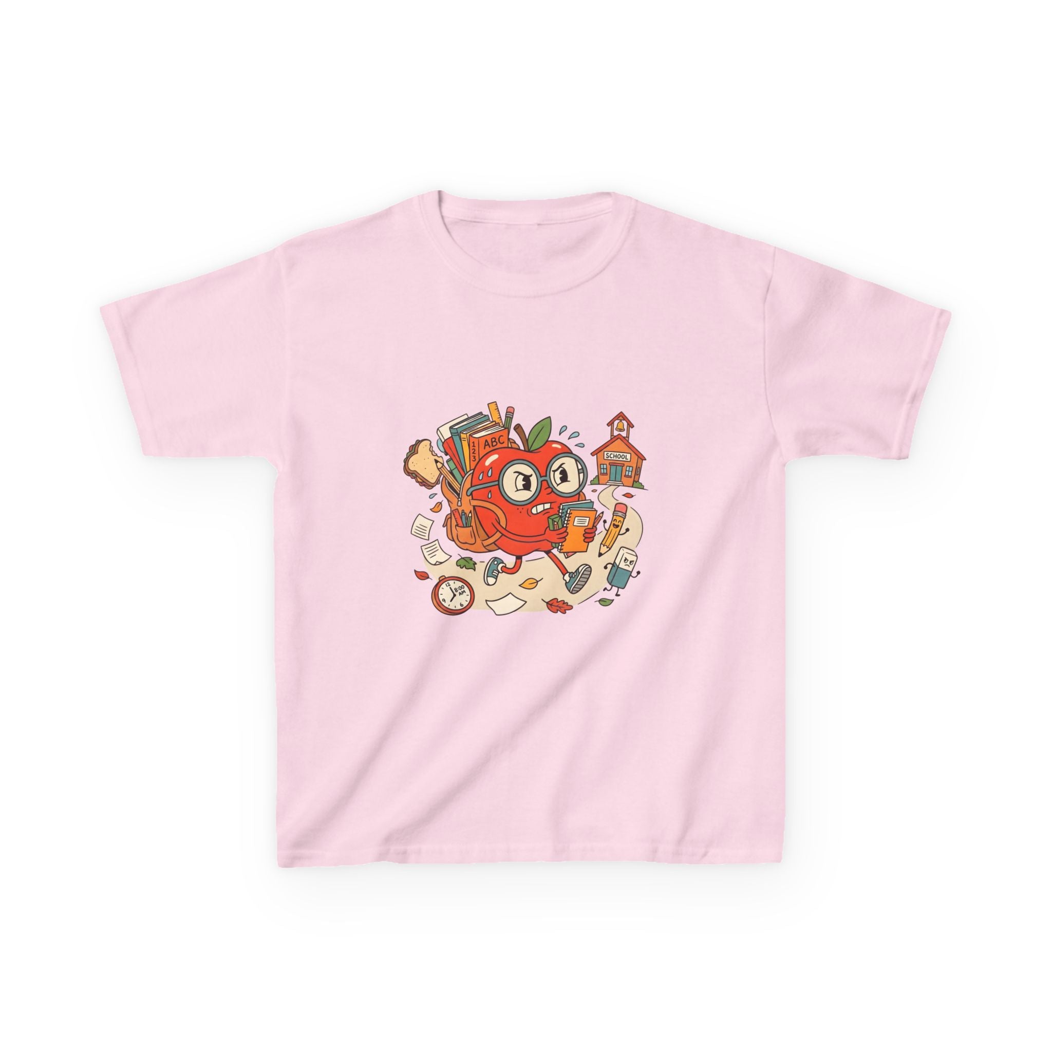 Kids Back to School Tee - Playful ABC 123 School Design