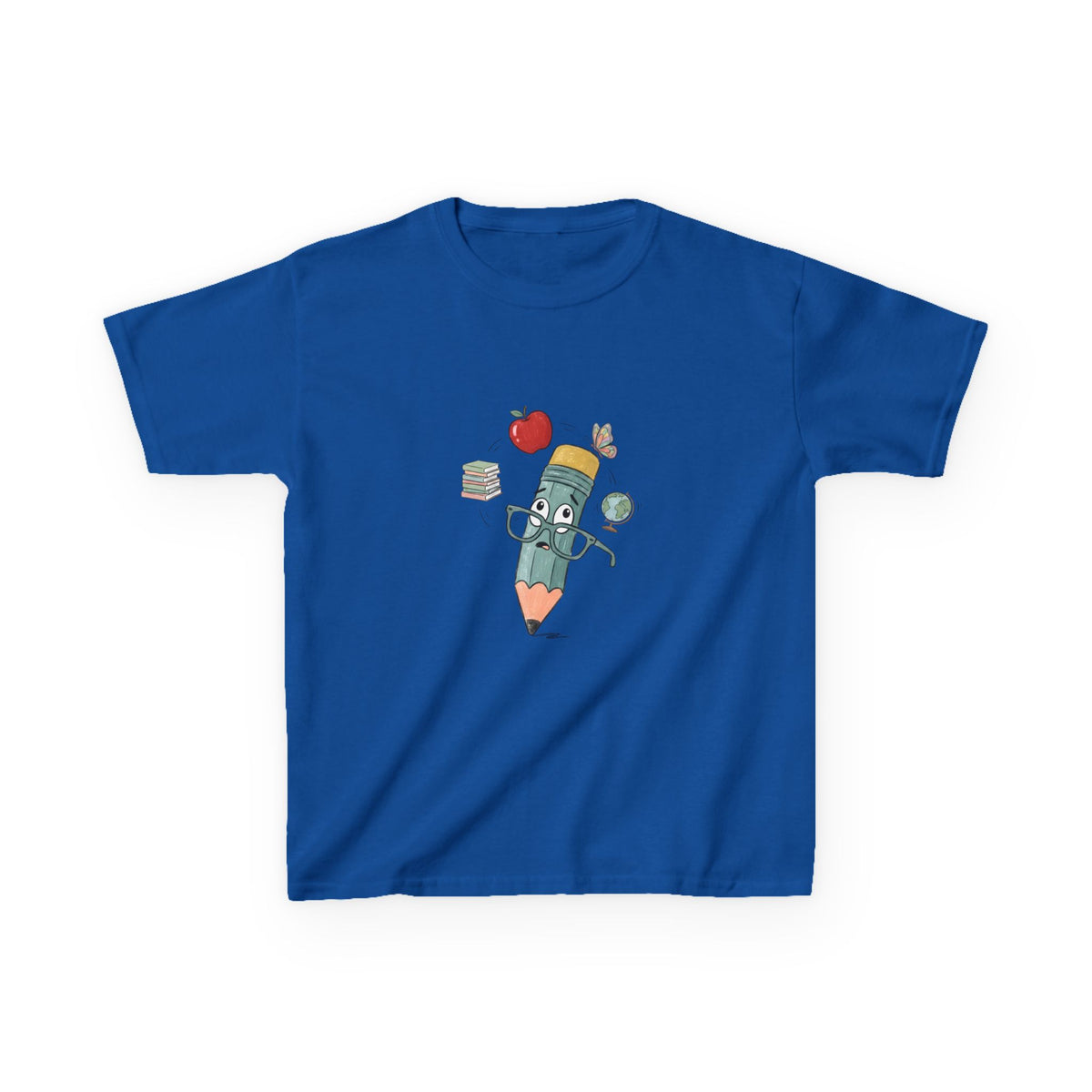 Kids School T-Shirt - Hand-Drawn Whimsical Learning Design