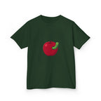 Kids T-Shirt - Cute Hungry Bookworm Caterpillar Apple Tee
