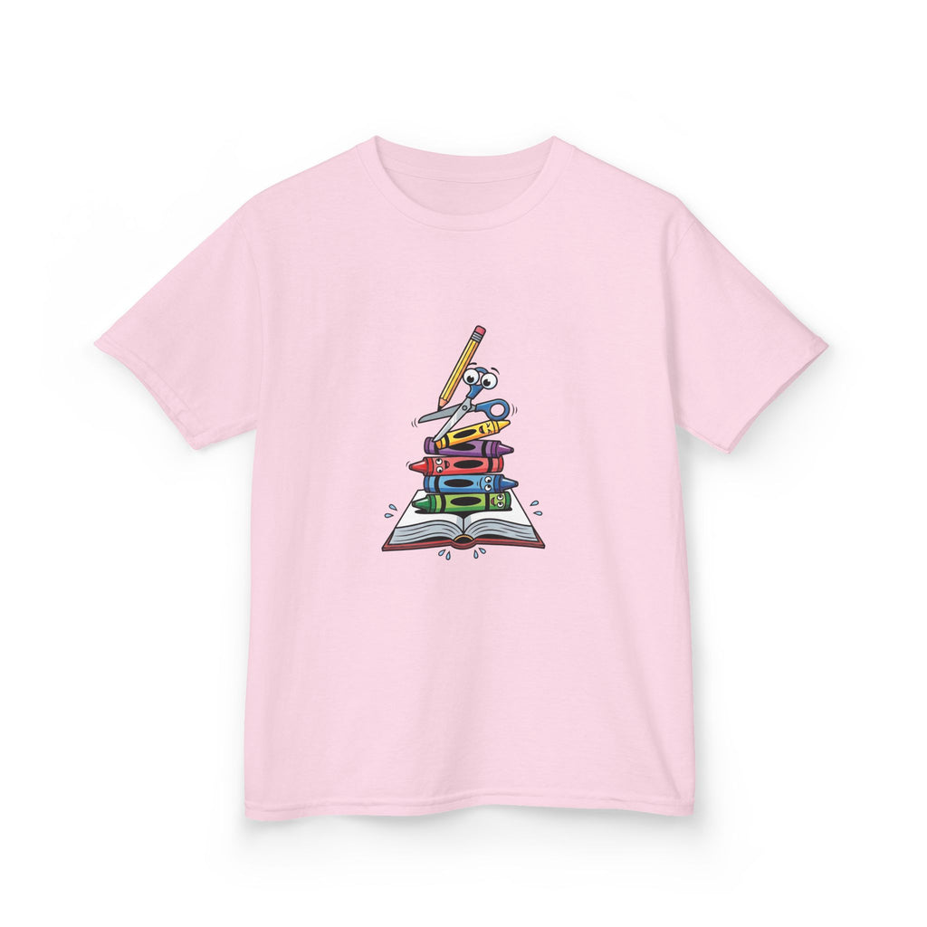 Back to School Kids Tee - Art Supplies Fun Design | 2026