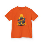 Kids Tee - Noir Stationery Detective Team | Cartoon Comic Style