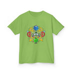 Kids Tee - Cartoon School Supplies & Learning Design | Back to School