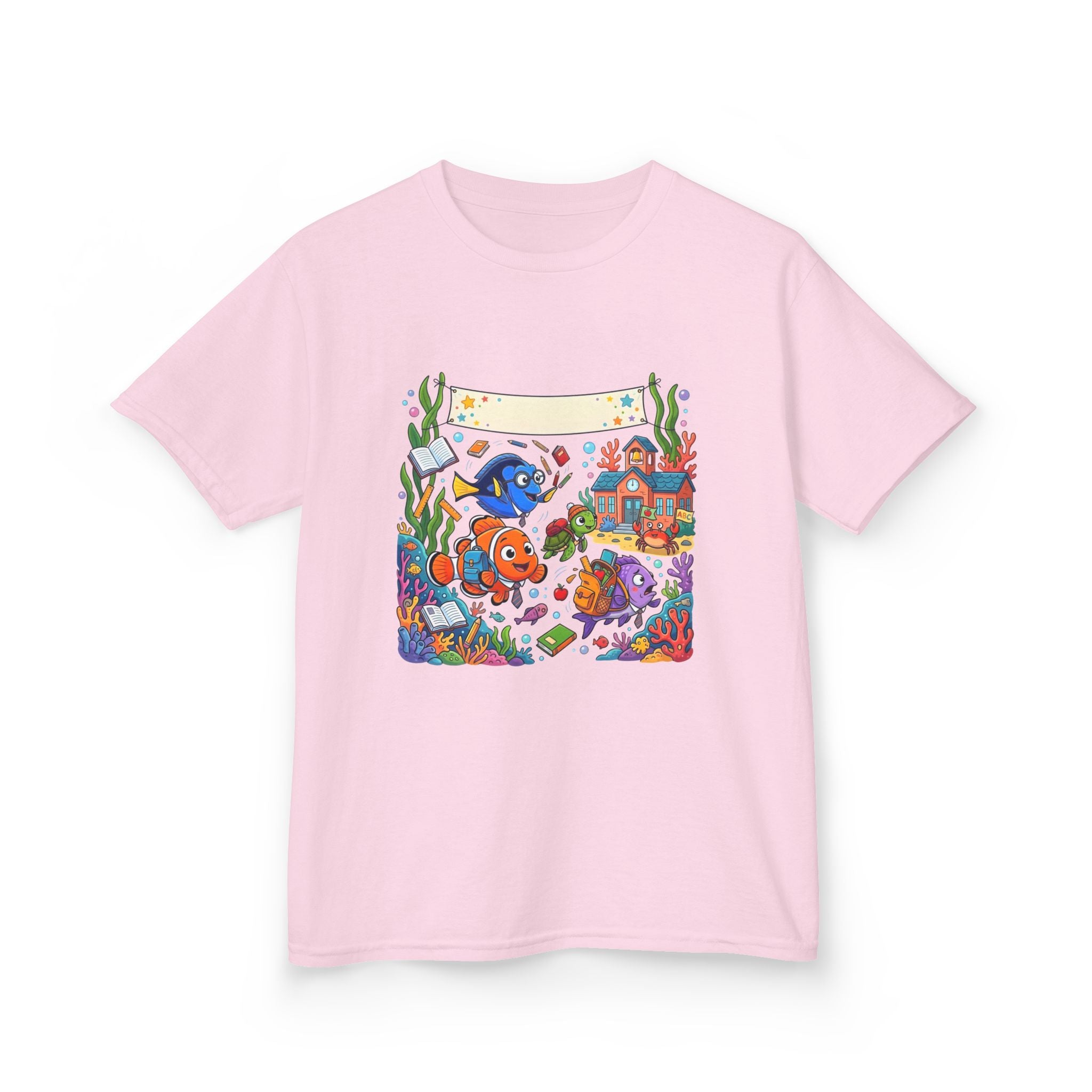 Kids T-Shirt - Whimsical Underwater School ABC | Back to School