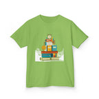 Kids Tee - Flat Vector School Supplies Stack | Back to School 2026