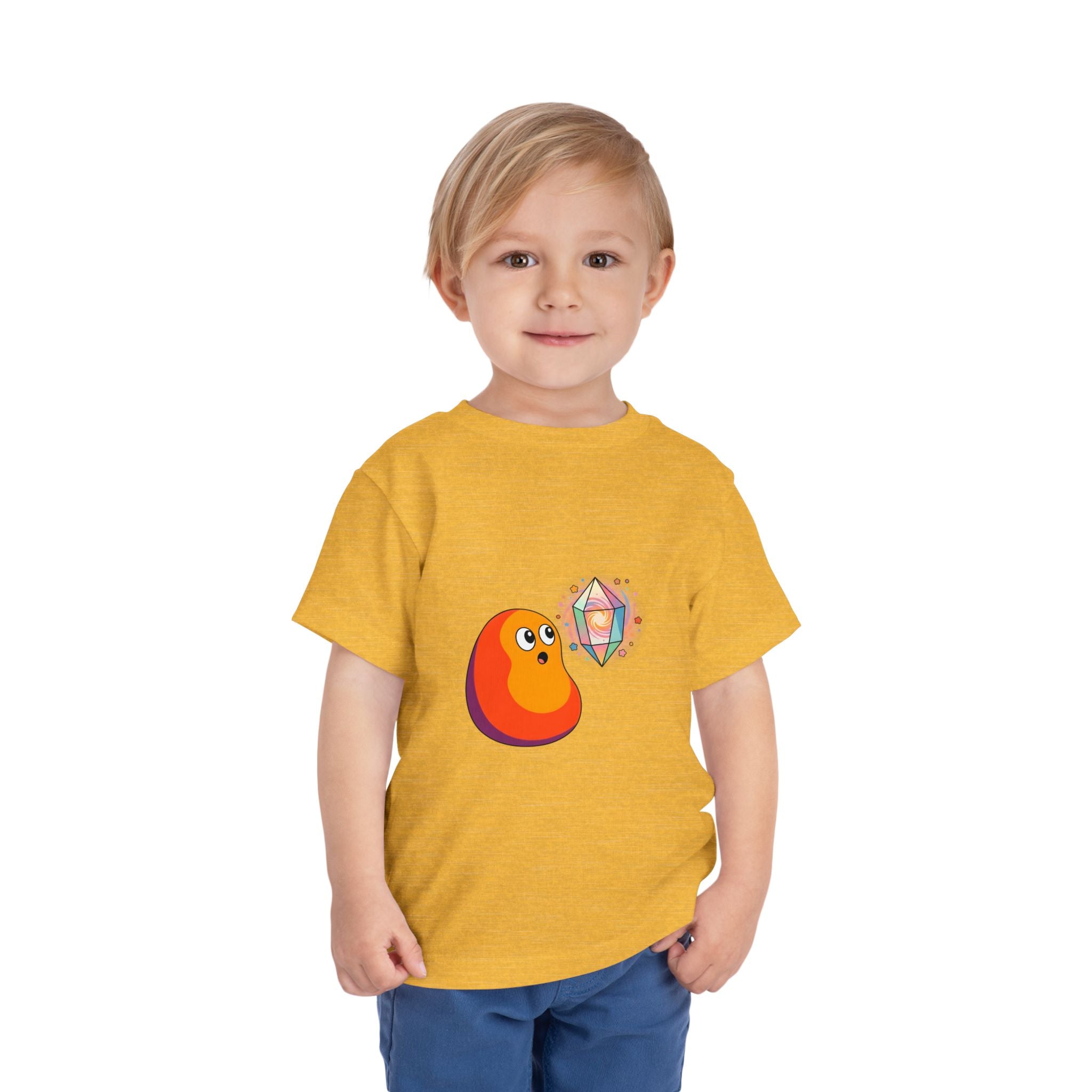 Toddler Short Sleeve Tee - Whimsical Cosmic Creature Stars