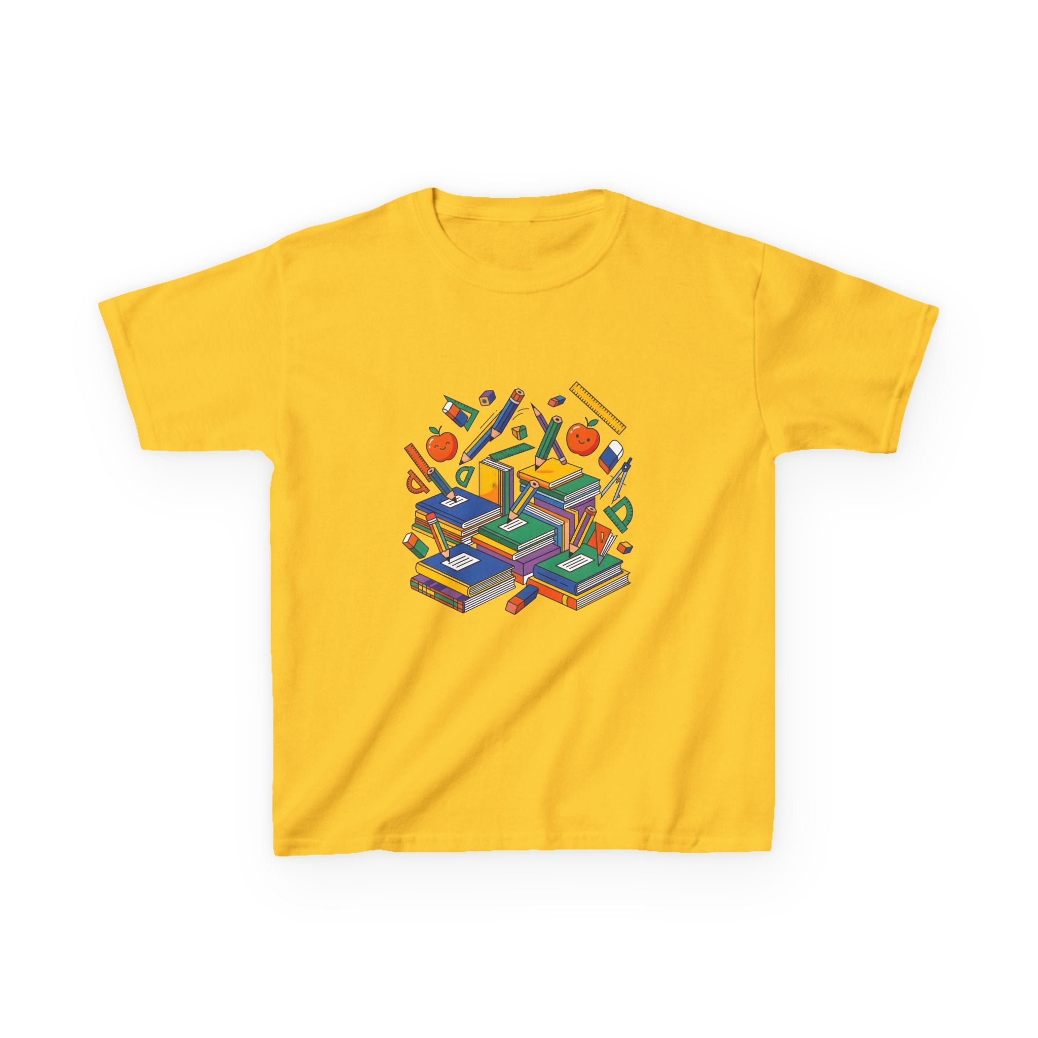 Kids School Supplies Tee - Colorful Education Design | Back to School