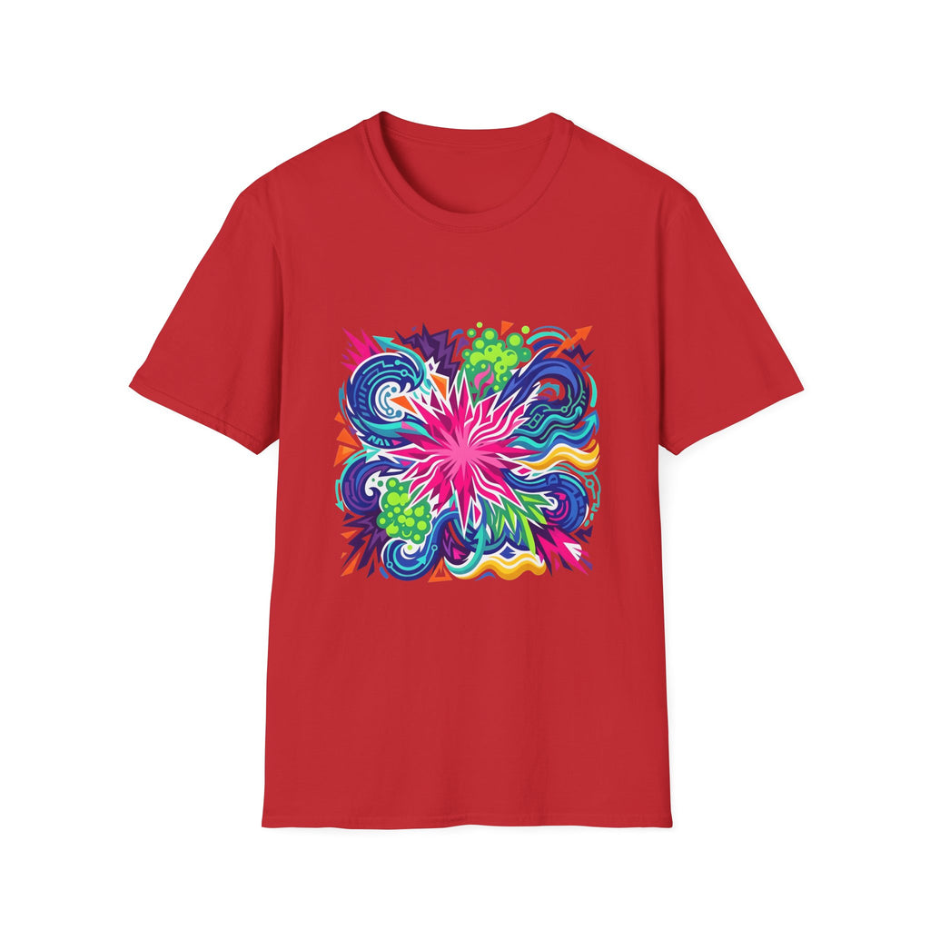 Abstract T-Shirt - Vibrant Graffiti Explosion | Unisex