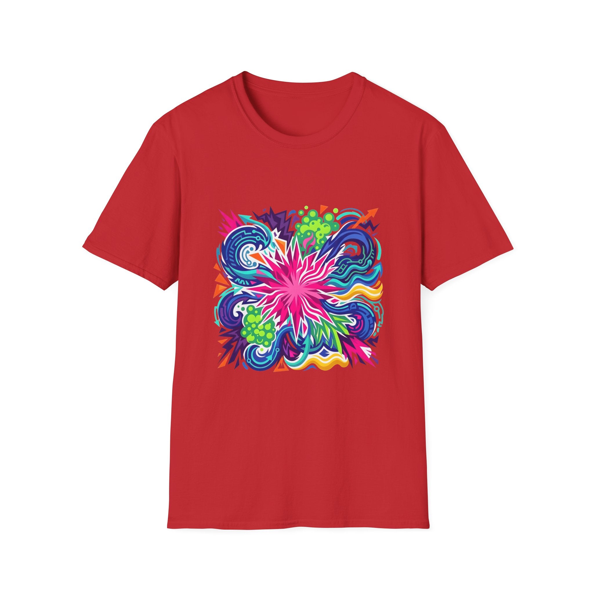 Abstract T-Shirt - Vibrant Graffiti Explosion | Unisex