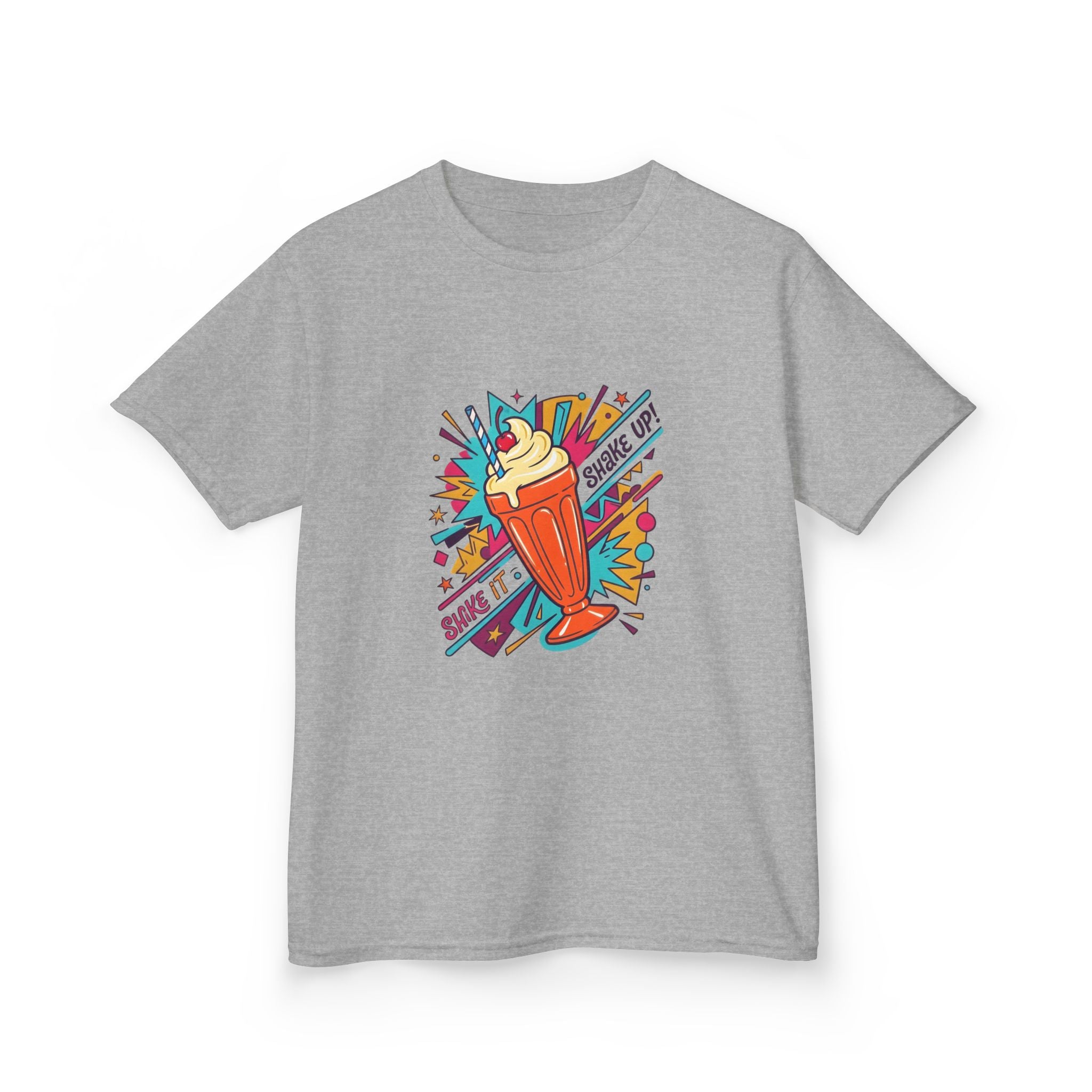 Kids Retro Pop Art Milkshake Tee - SHAKE IT UP! Dessert