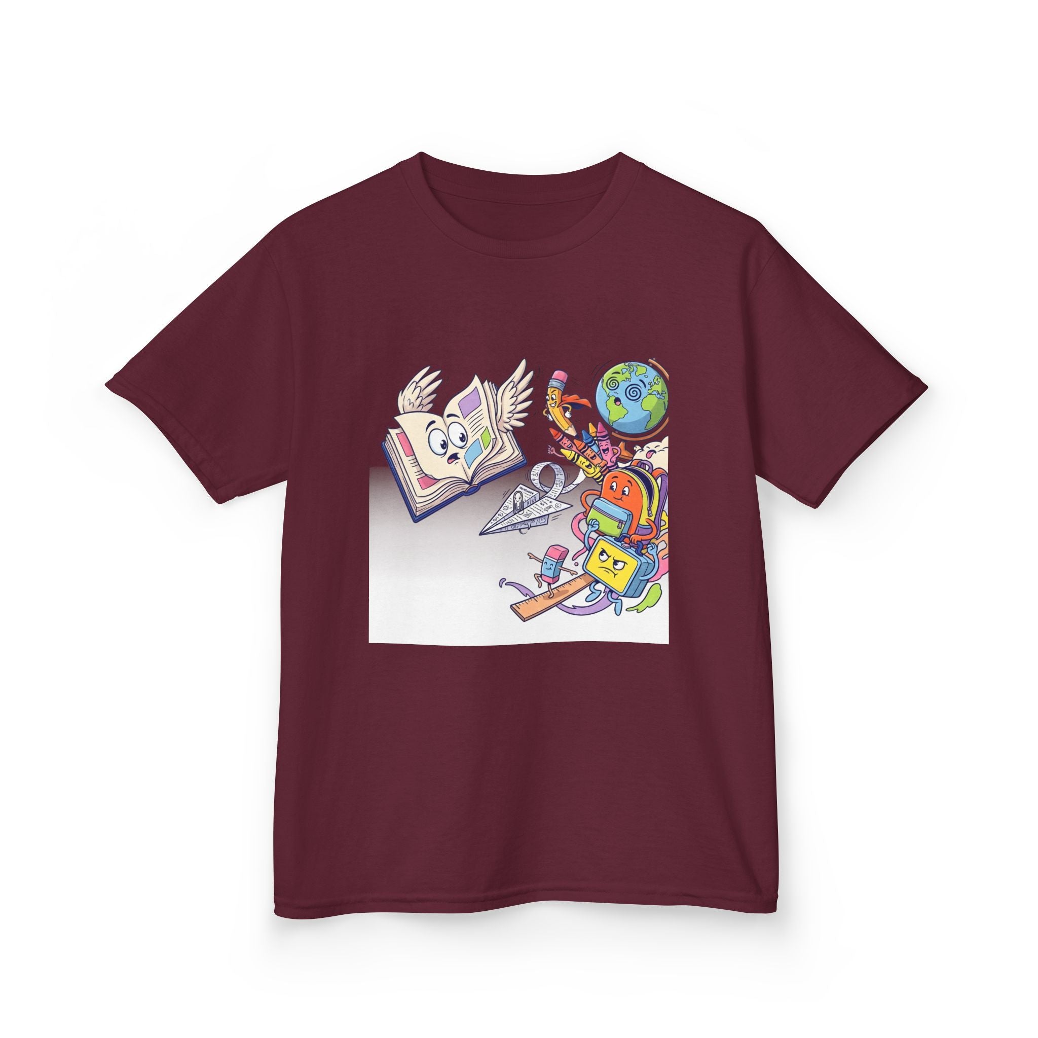 Kids Tee - Cute HOMEWORK Whimsical School Supplies | Back to School