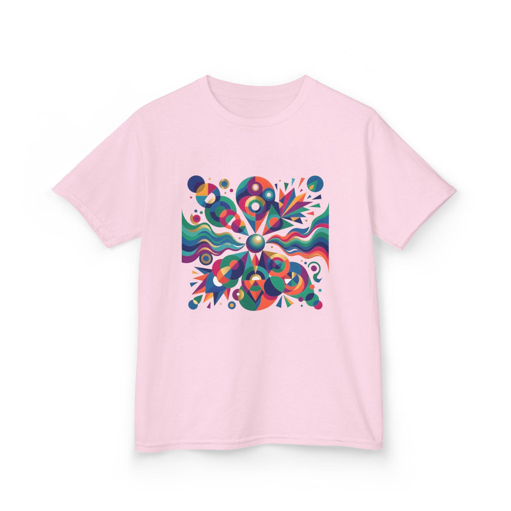 Kids T-Shirt - Vibrant Abstract Geometric Design | Modern Art