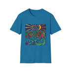 Unisex T-Shirt - Cosmic Folk Art Eye & Snake | Spiritual Nature