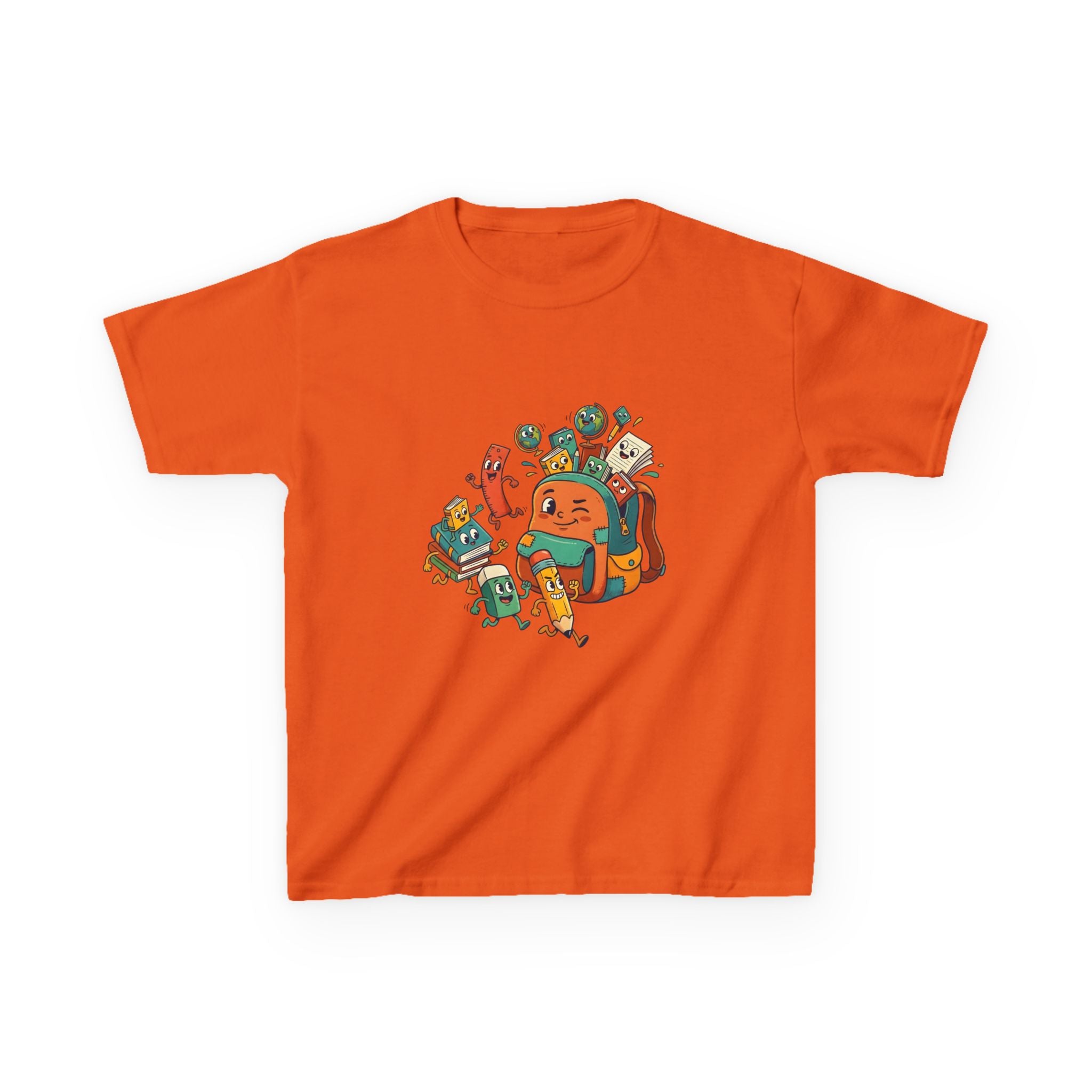 Kids T-Shirt - Cartoon School Supplies | Back to School