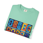 Unisex T-Shirt - Retro Tech 8-Bit Digital Display | Comfort Colors