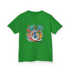 Kids Back to School Tee - Playful School Supplies Cartoon