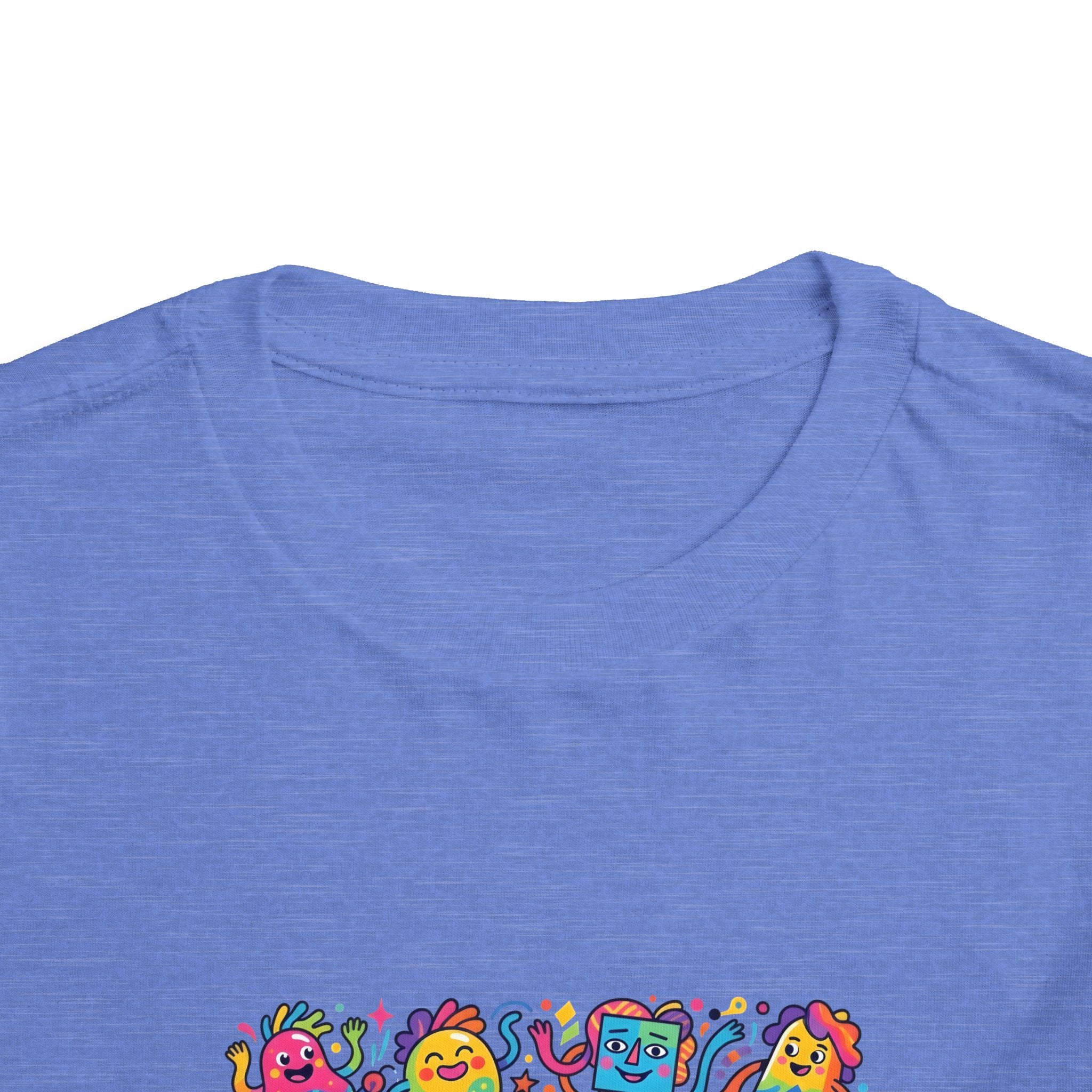 Toddler T-Shirt - Vibrant Whimsical Creatures | Doodle Art