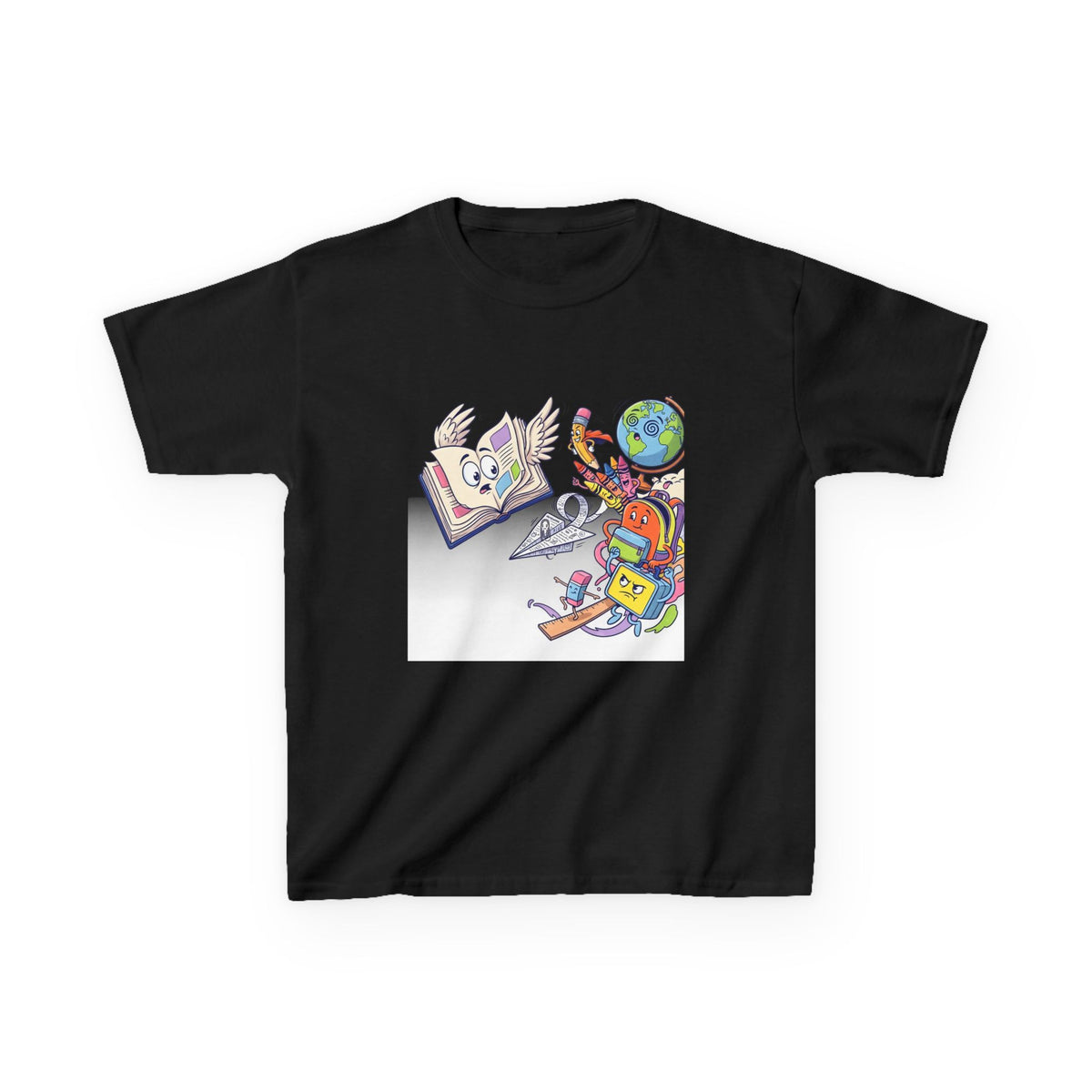 Kids Tee - Cute HOMEWORK Whimsical School Supplies | Back to School
