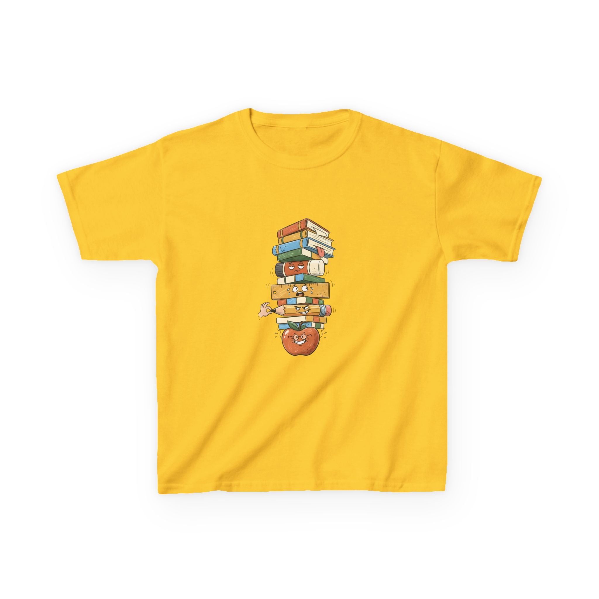 Kids T-Shirt - Funny School Supplies Cartoon | Back to School