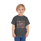 Toddler T-Shirt - Vibrant Whimsical Creatures | Doodle Art