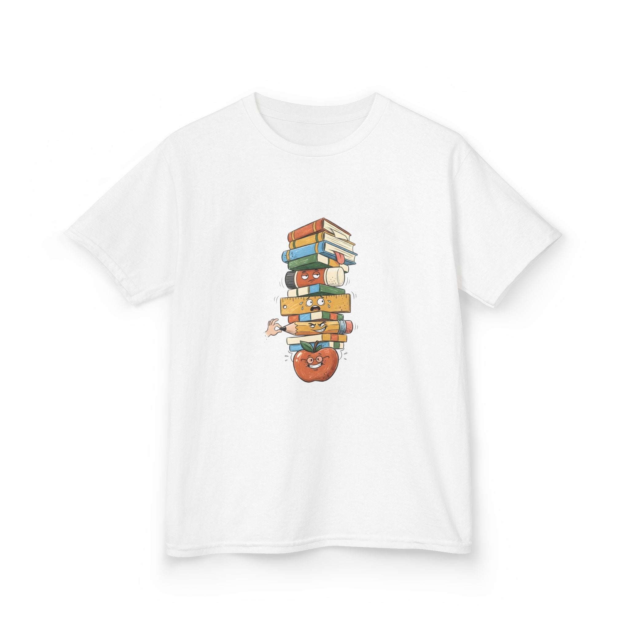 Kids T-Shirt - Funny School Supplies Cartoon | Back to School