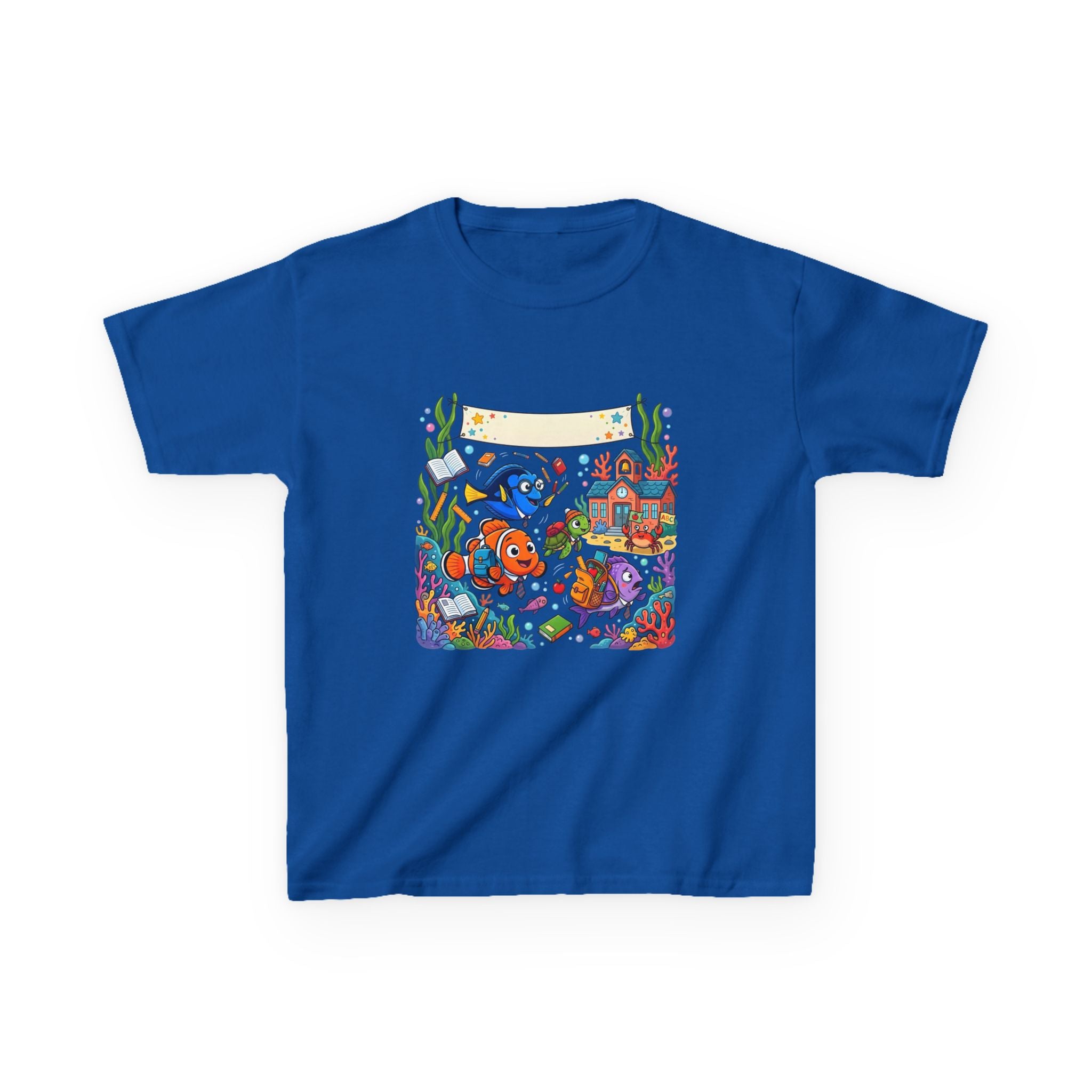 Kids T-Shirt - Whimsical Underwater School ABC | Back to School