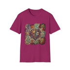Unisex T-Shirt - Retro Psychedelic Theater Comedy Mask | Abstract Art