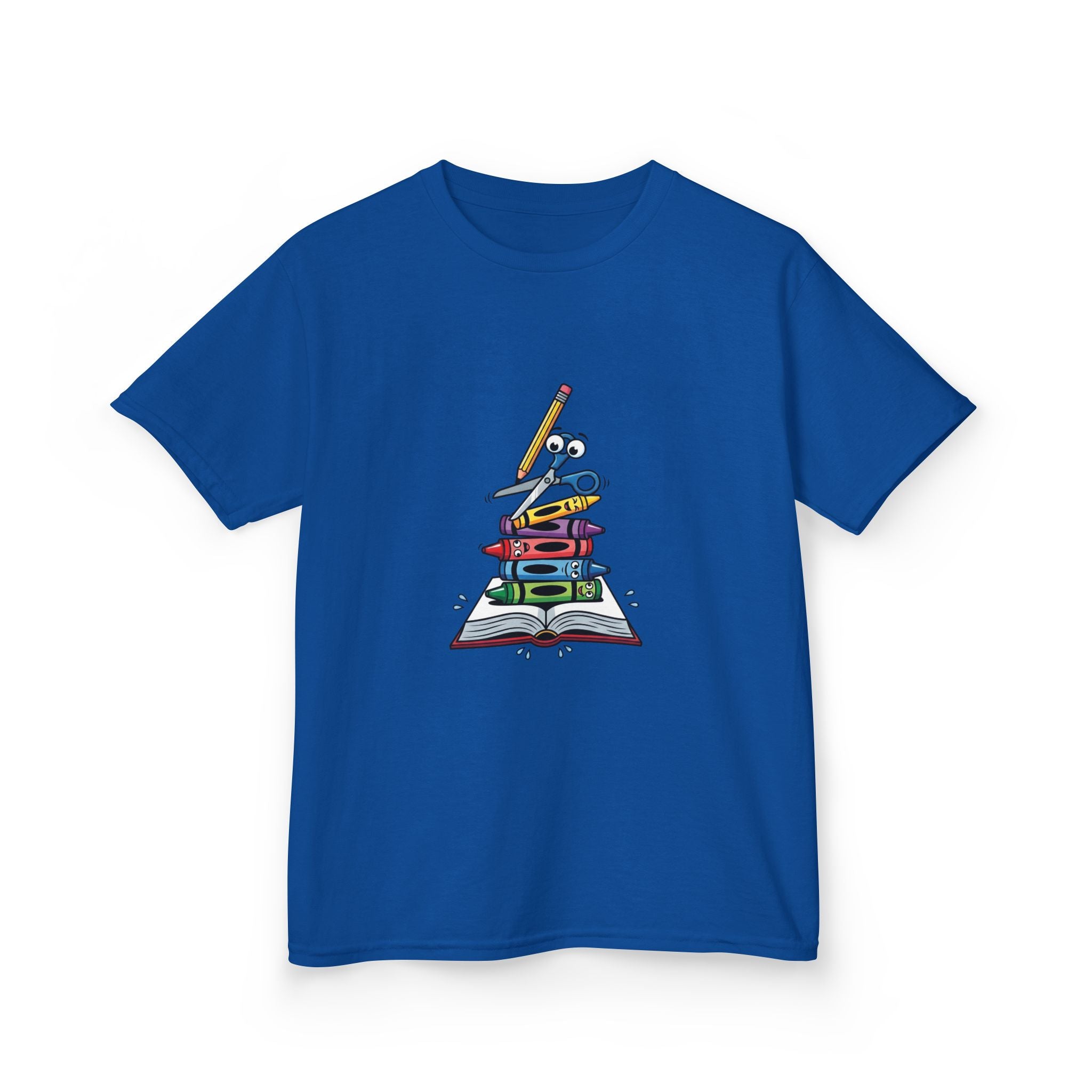 Back to School Kids Tee - Art Supplies Fun Design | 2026