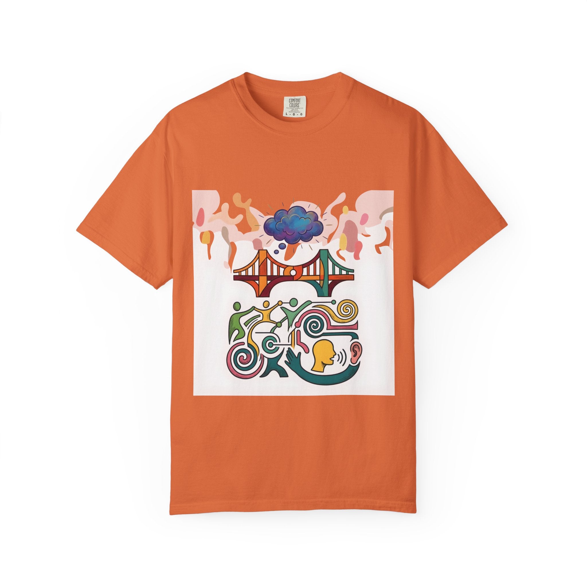 Comfort Colors T-shirt - Symbolic Connection | Abstract Communication