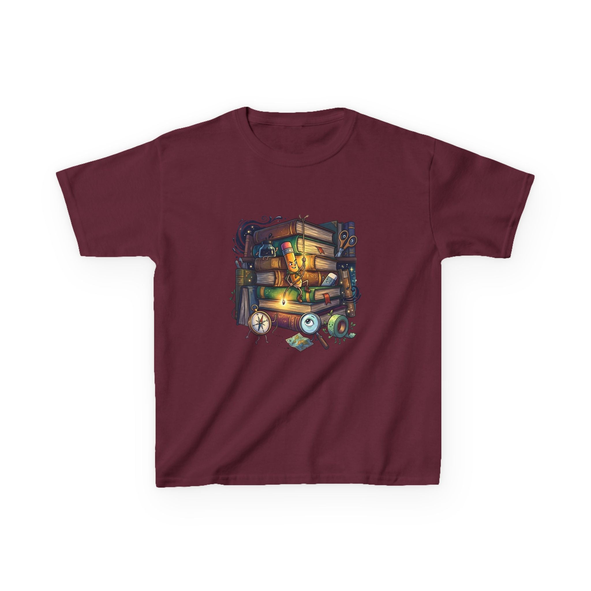 Kids Tee - Learning Adventure Books | Whimsical Storybook Gift
