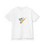 Kids Tee - Playful School Supplies Cartoon | Back to School Fun