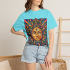 Unisex T-shirt - Psychedelic Sun Boho | Comfort Colors Garment-Dyed