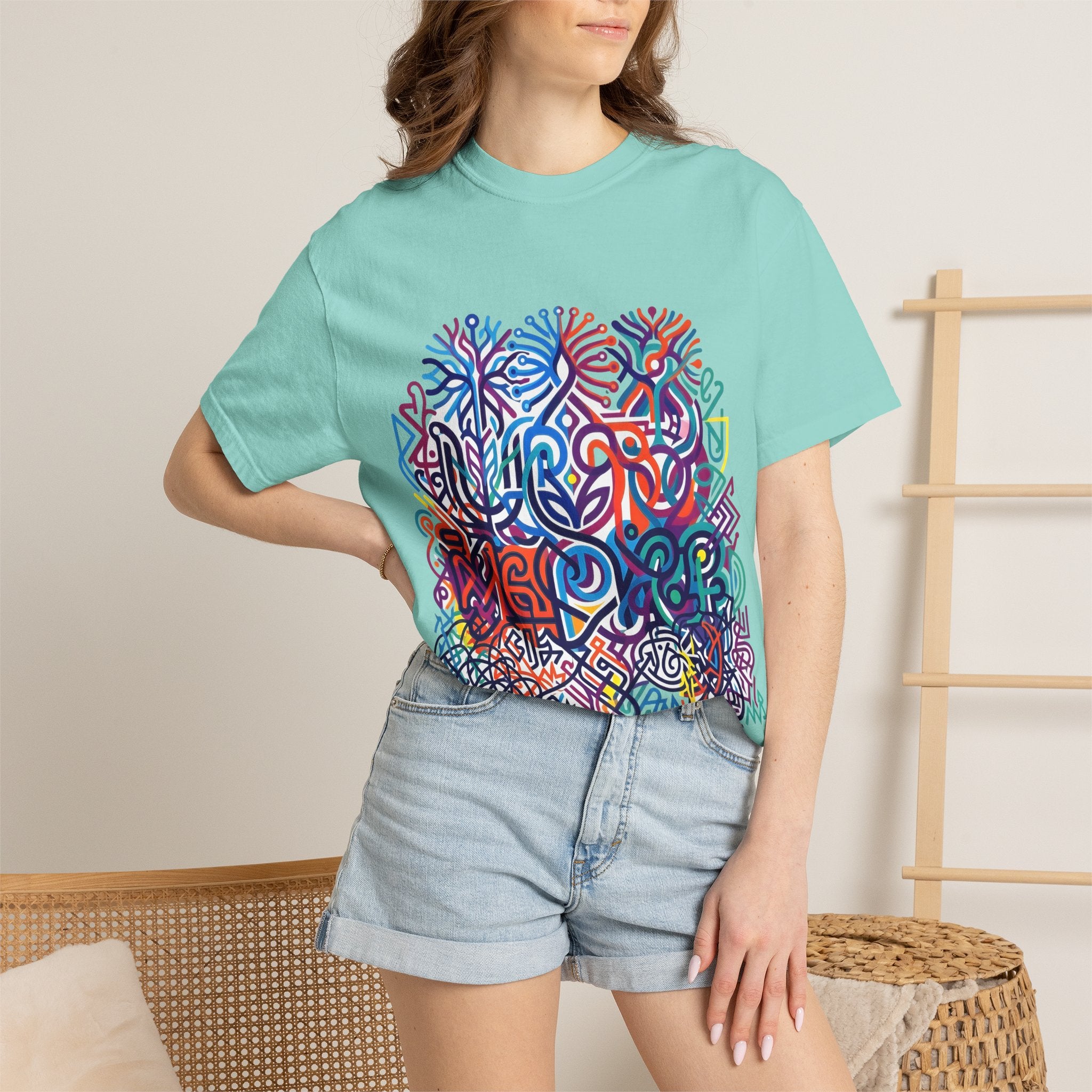 Unisex T-Shirt - Modern Abstract Organic Geometric Art | Comfort