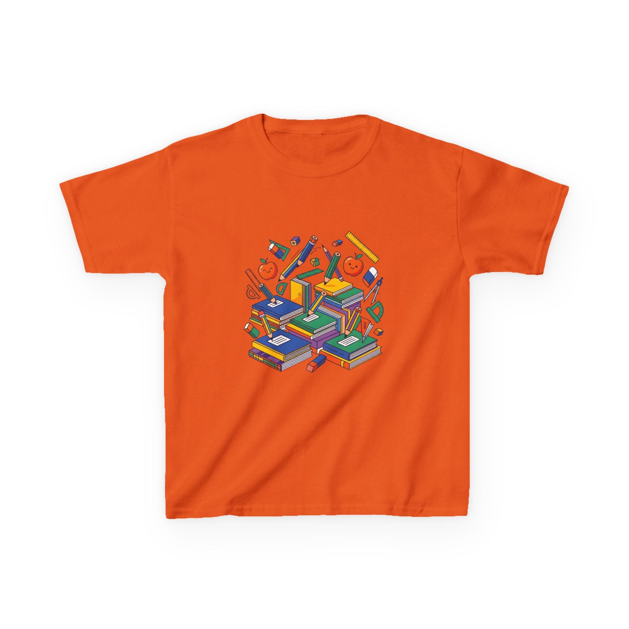 Kids School Supplies Tee - Colorful Education Design | Back to School