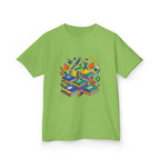 Kids School Supplies Tee - Colorful Education Design | Back to School