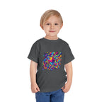 Toddler Crypto Shirt - Neon Geometric Digital Art | Blockchain Kids