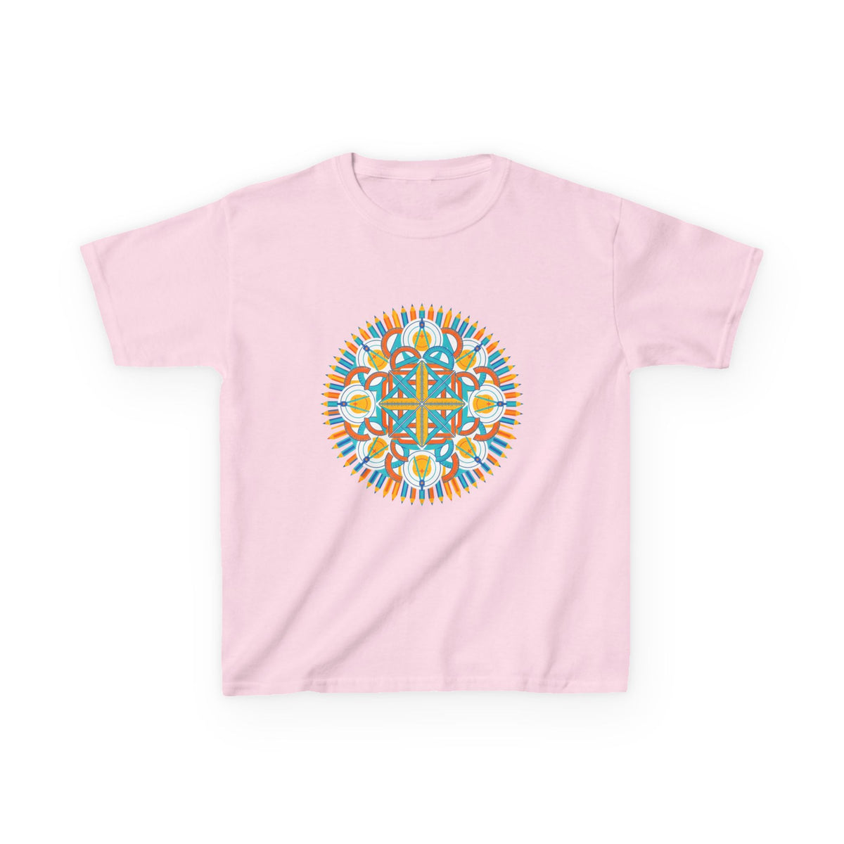 Kids T-Shirt - Math & Drafting Tools Mandala | STEM